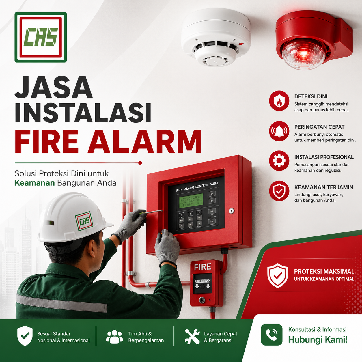 Instalasi Fire Alarm Hotel