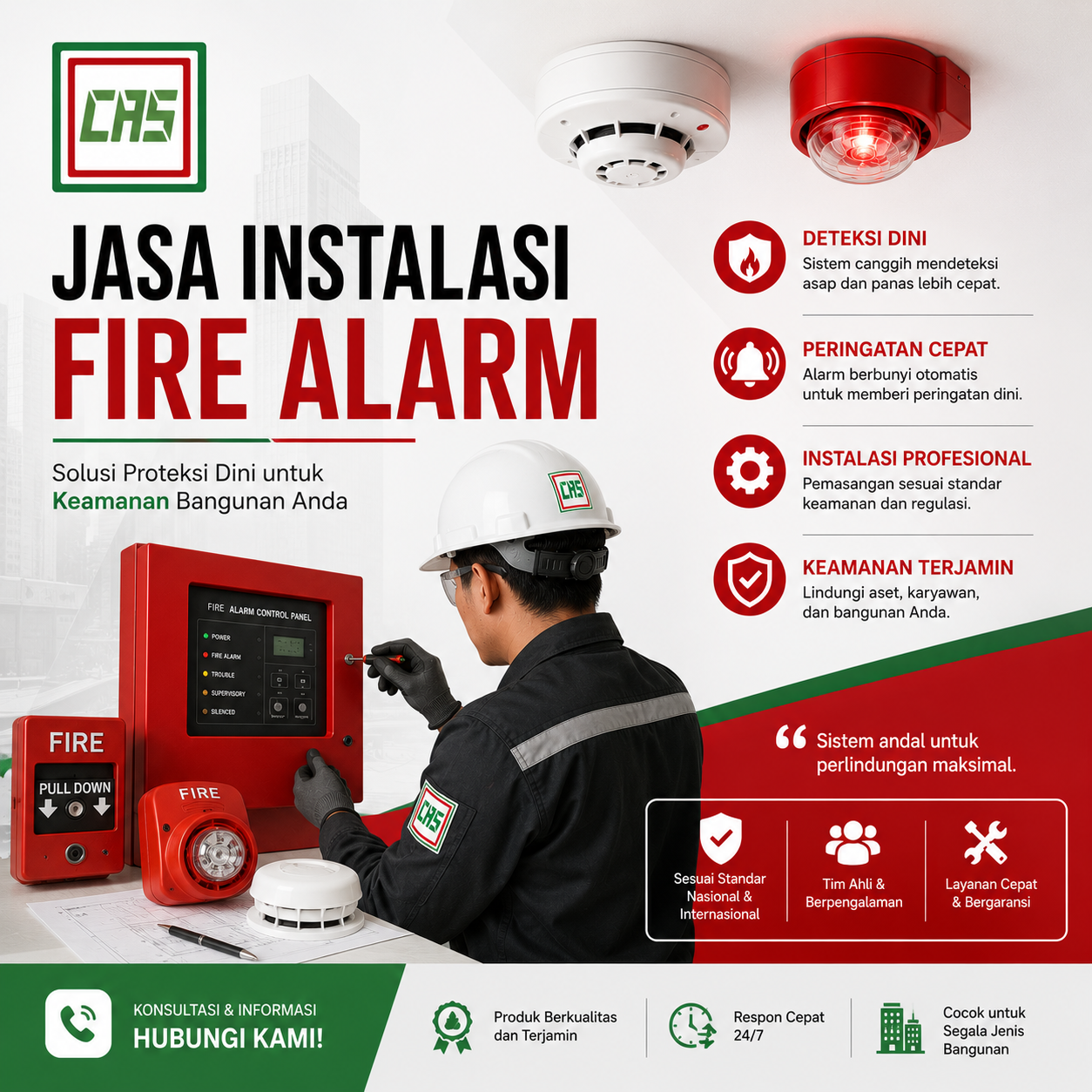Instalasi Fire Alarm Depok