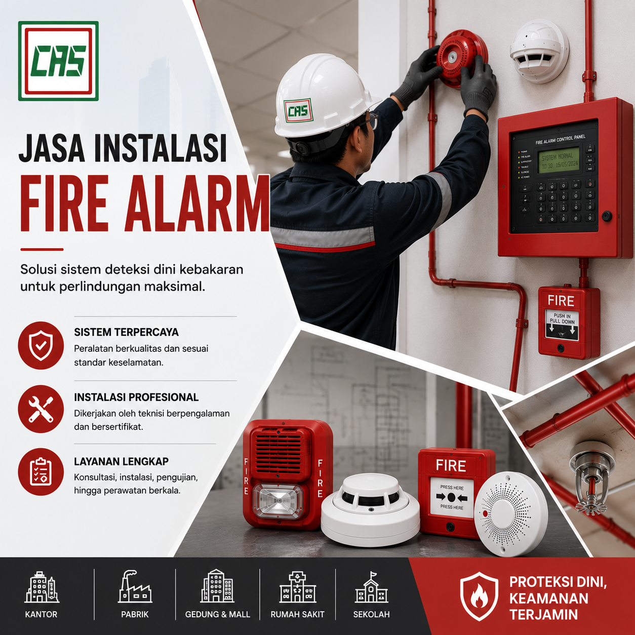 Instalasi Fire Alarm Conventional