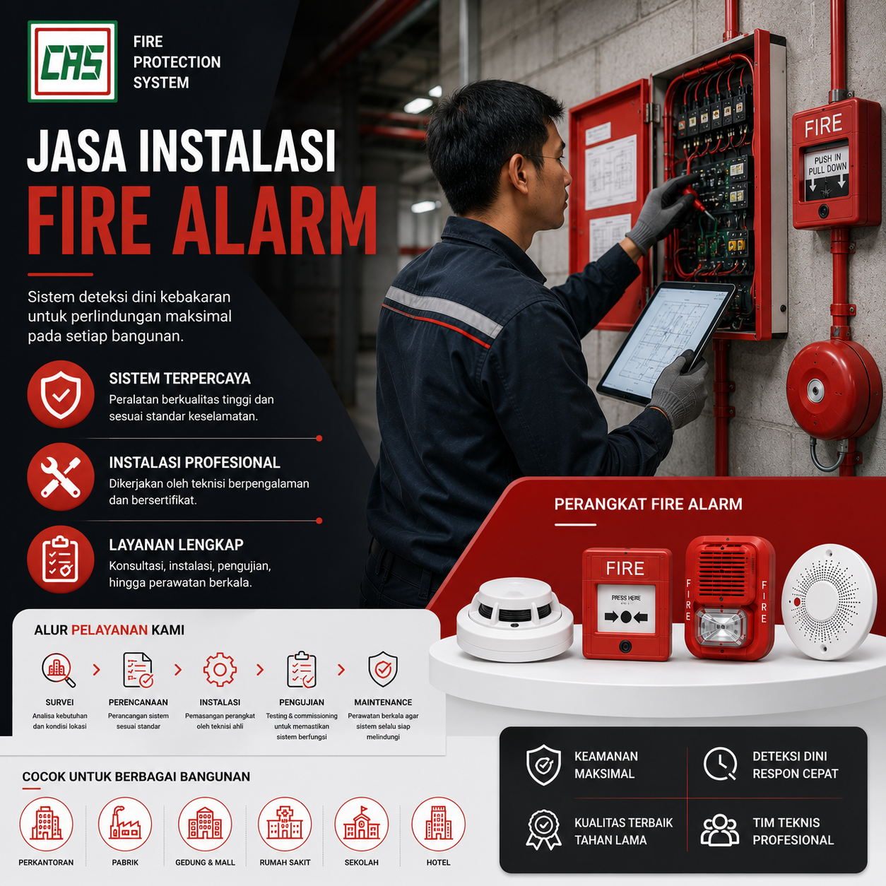 Perusahaan Instalasi Fire Alarm