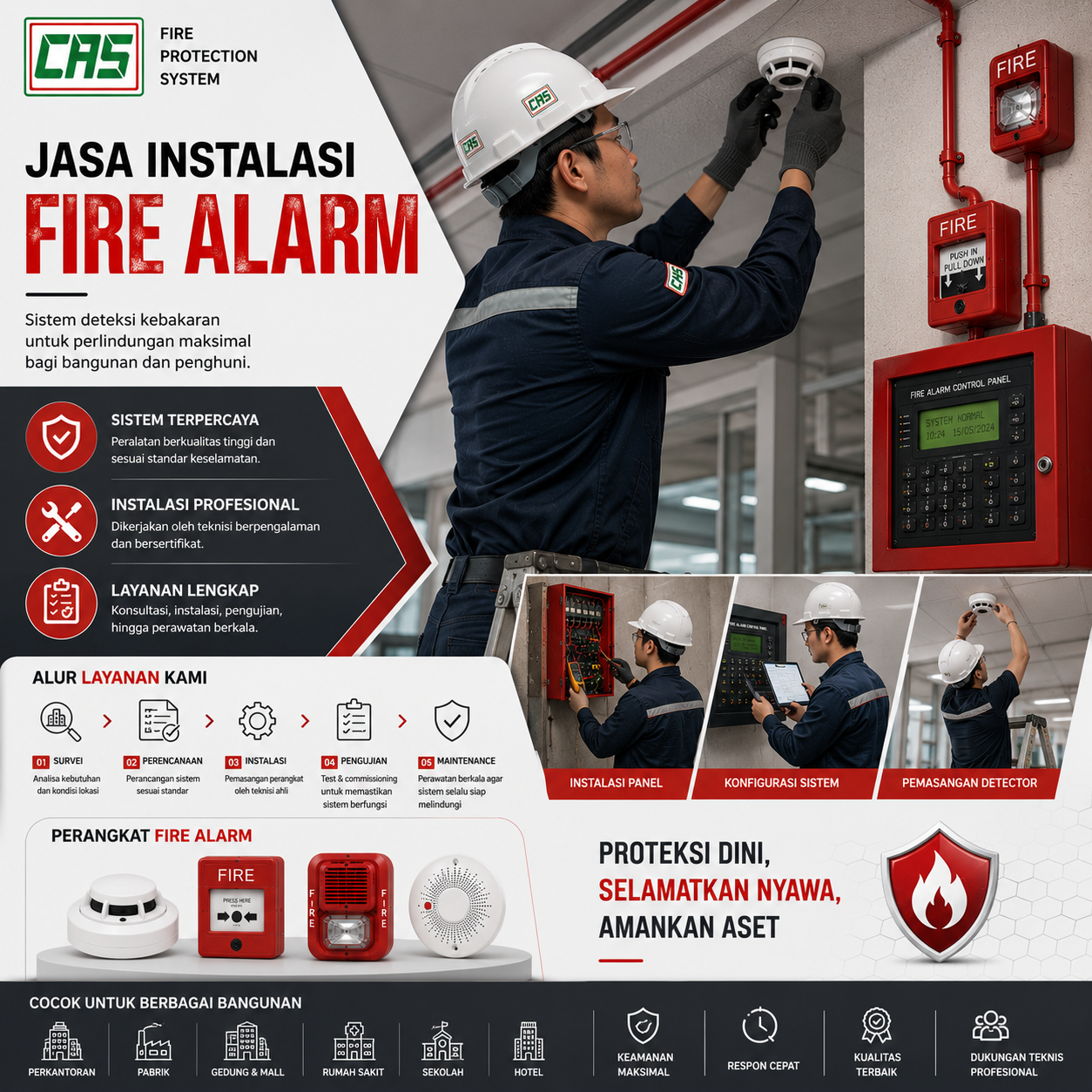 Jasa Instalasi Fire Alarm Tangerang
