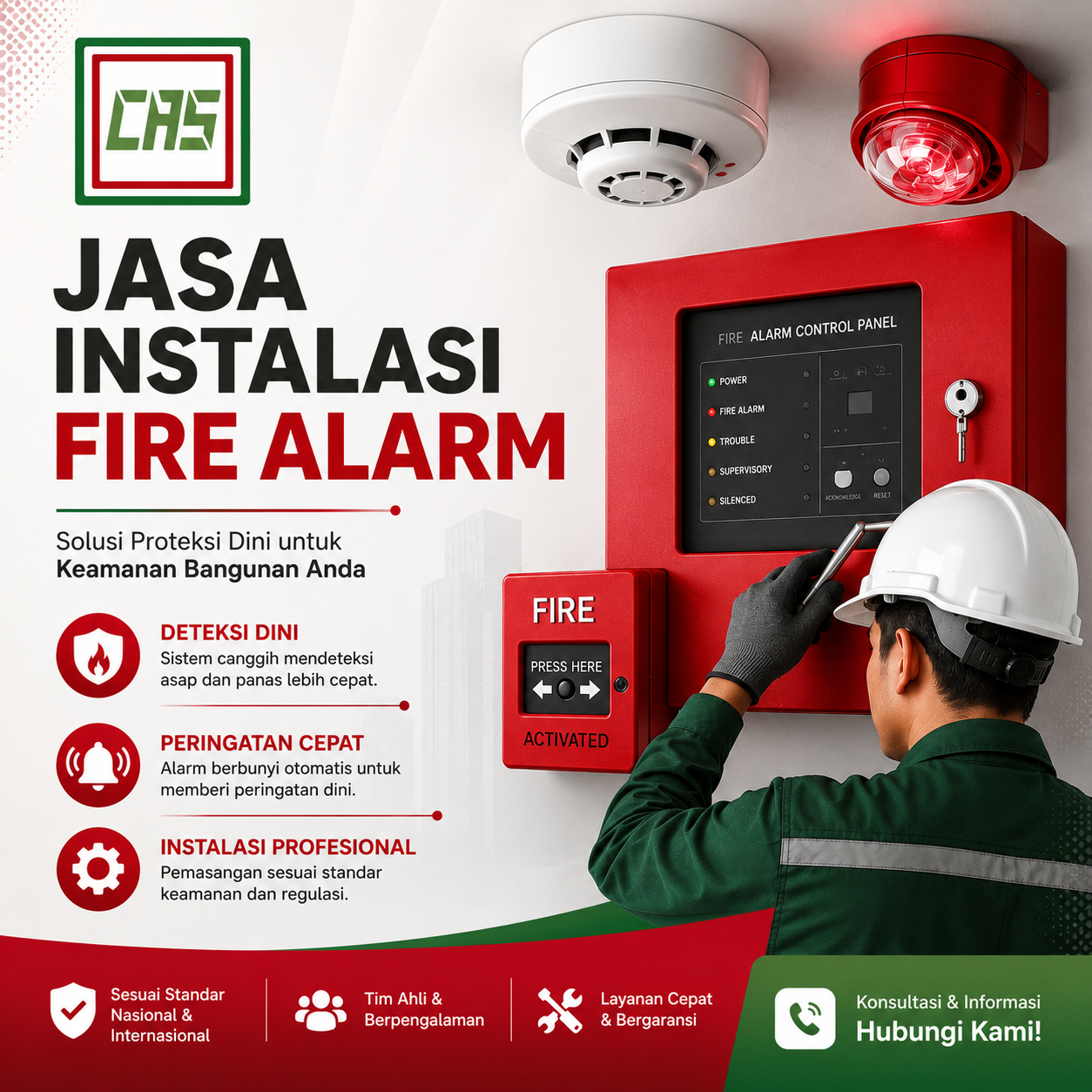 Jasa Instalasi Fire Alarm Profesional