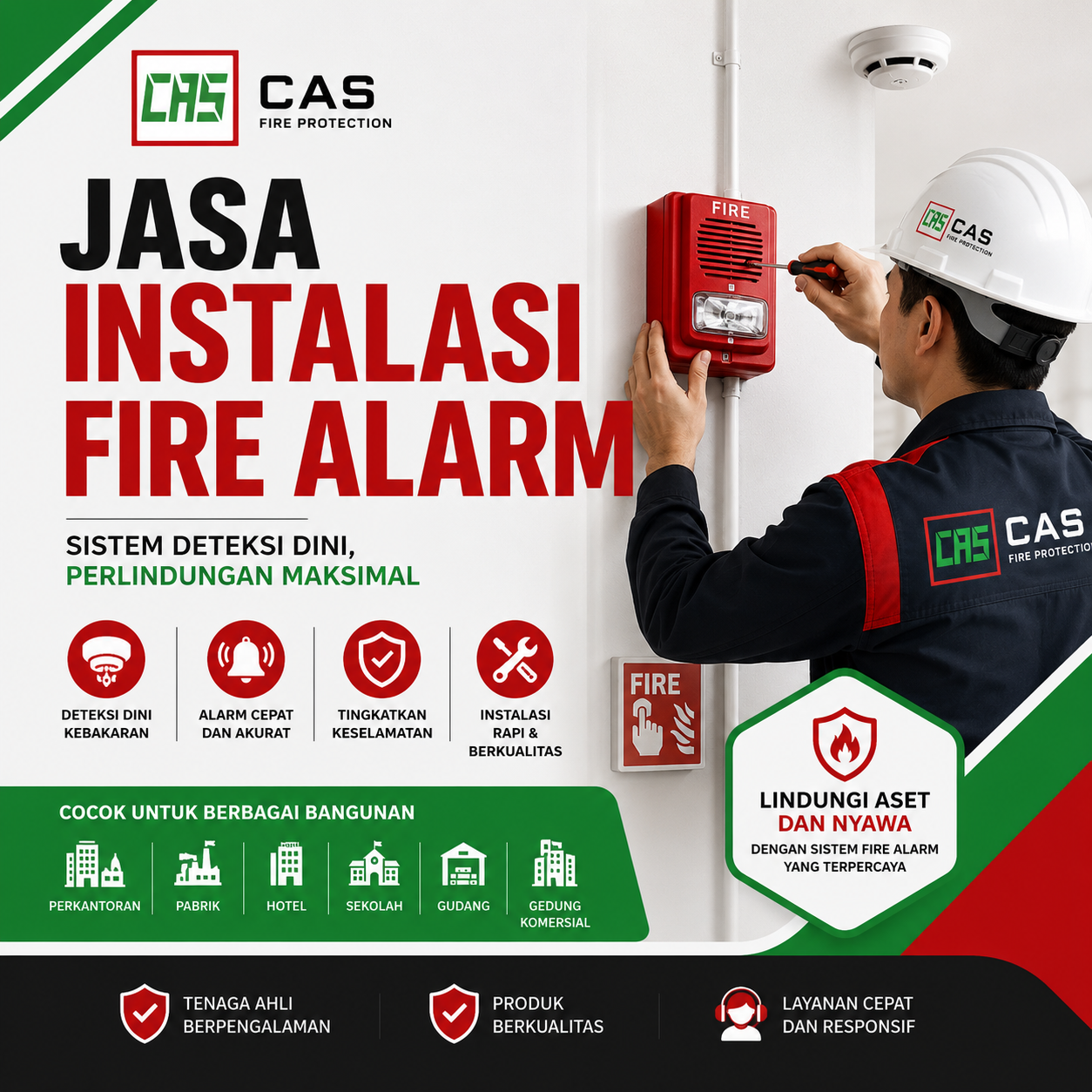 Instalasi Fire Alarm Tambun Utara