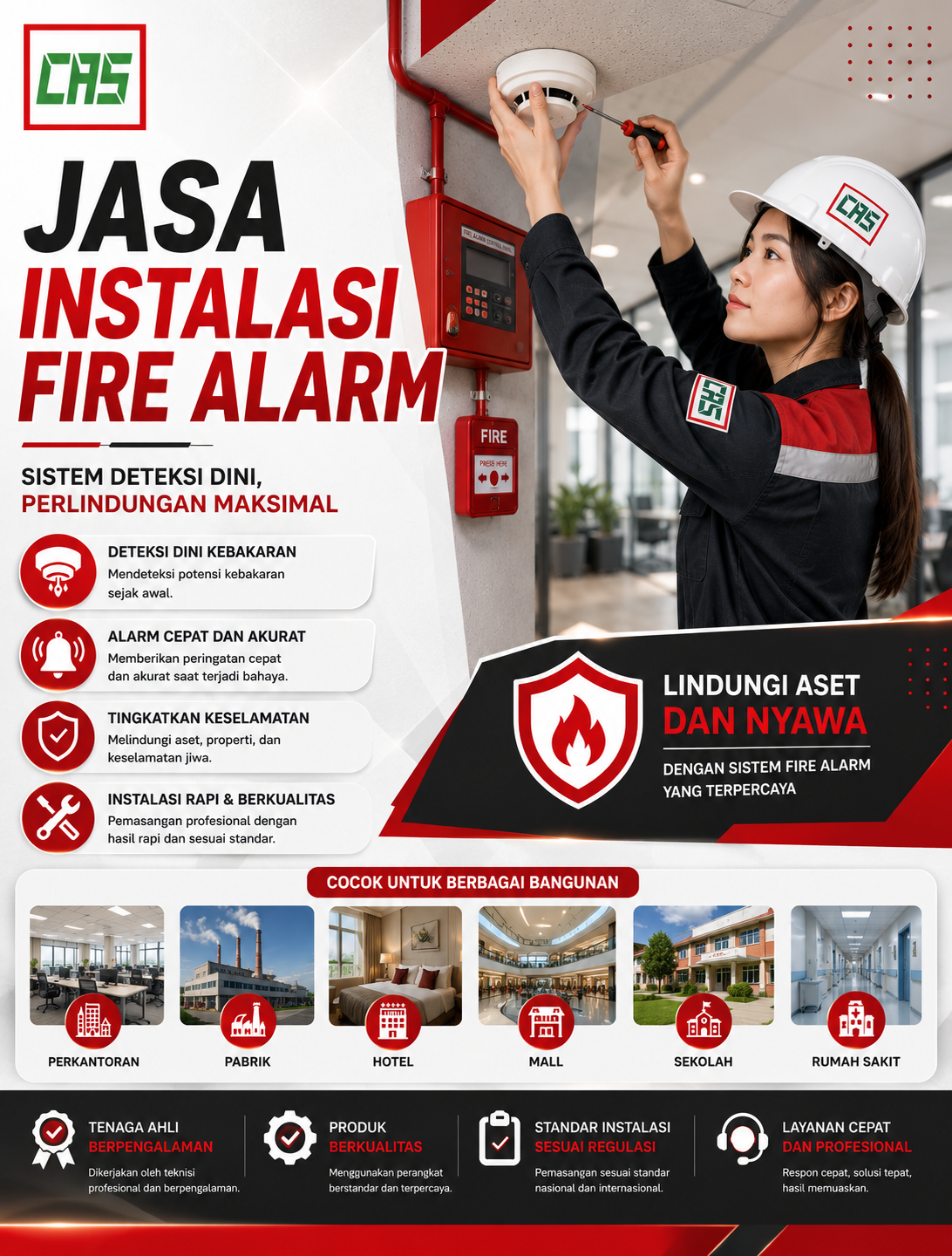 Instalasi Fire Alarm Tambun Selatan