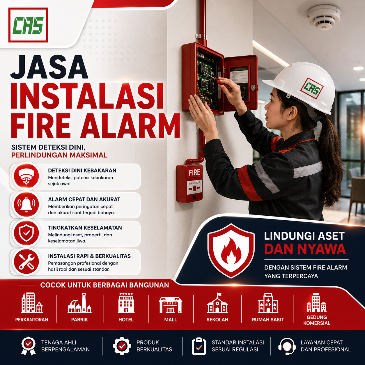 Instalasi Fire Alarm Citeureup