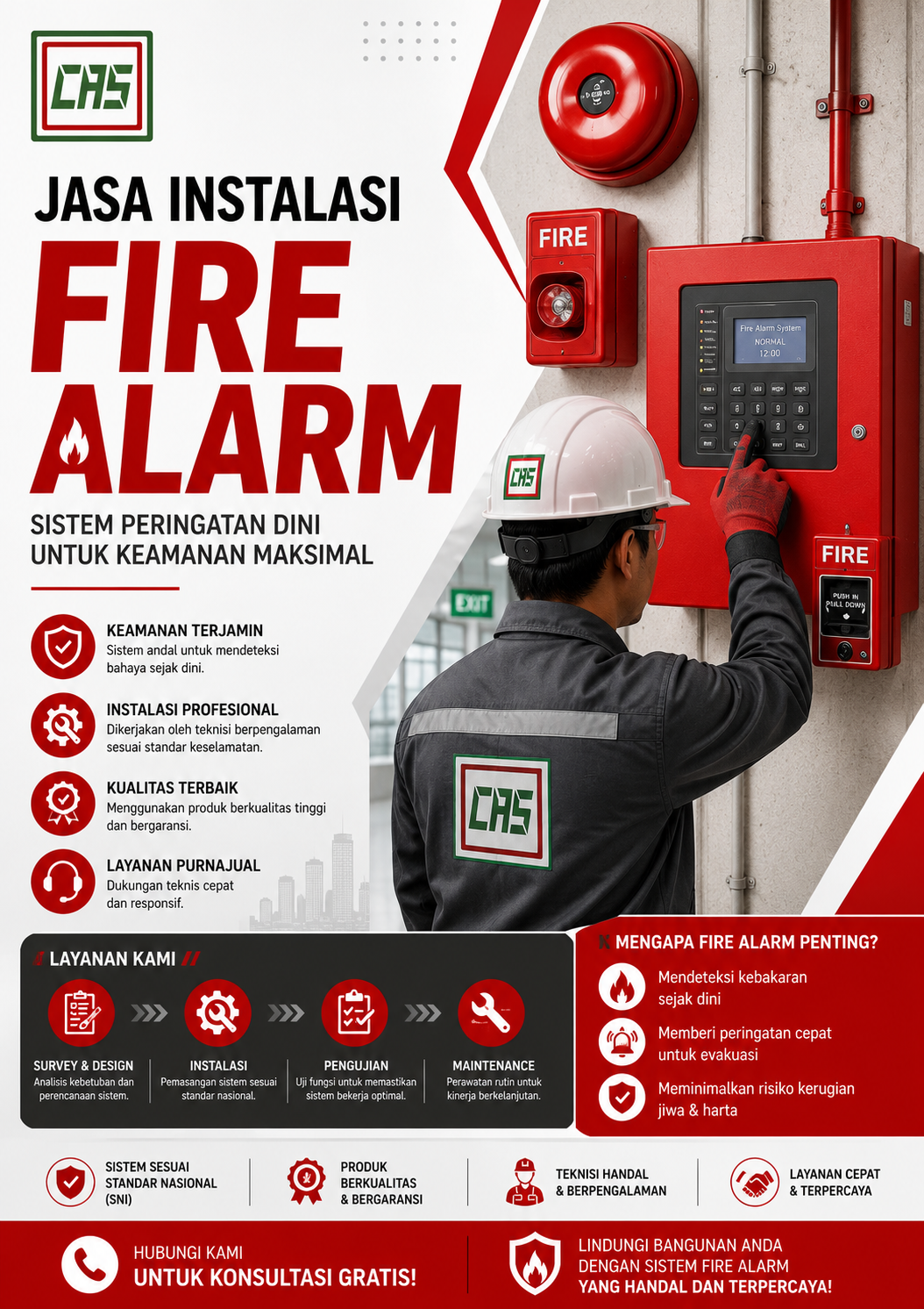 Instalasi Fire Alarm Addressable