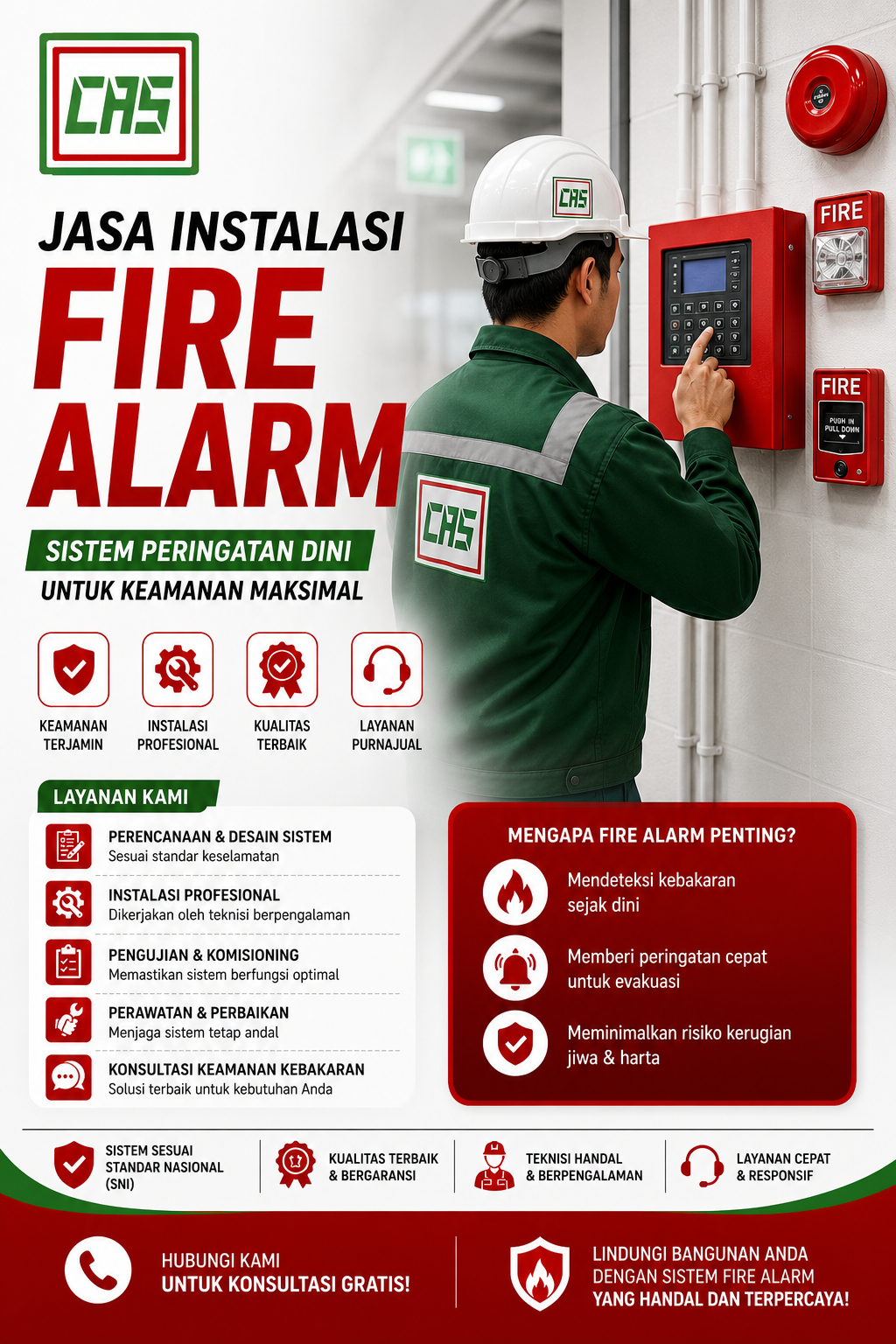 Instalasi Fire Alarm Jakarta Utara